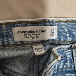 Abercrombie & Fitch High Rise Blue Jeans